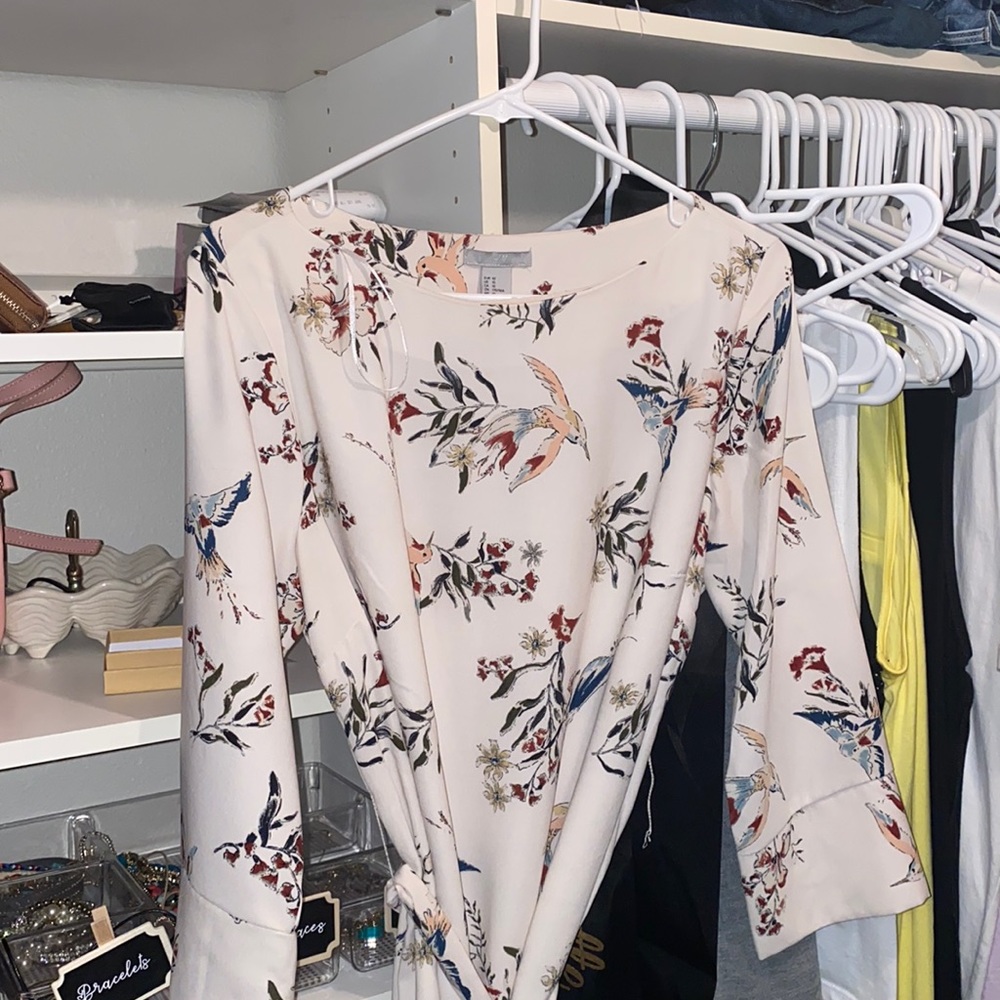 H & M mid wrap dress